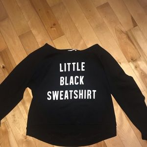 Little black sweater